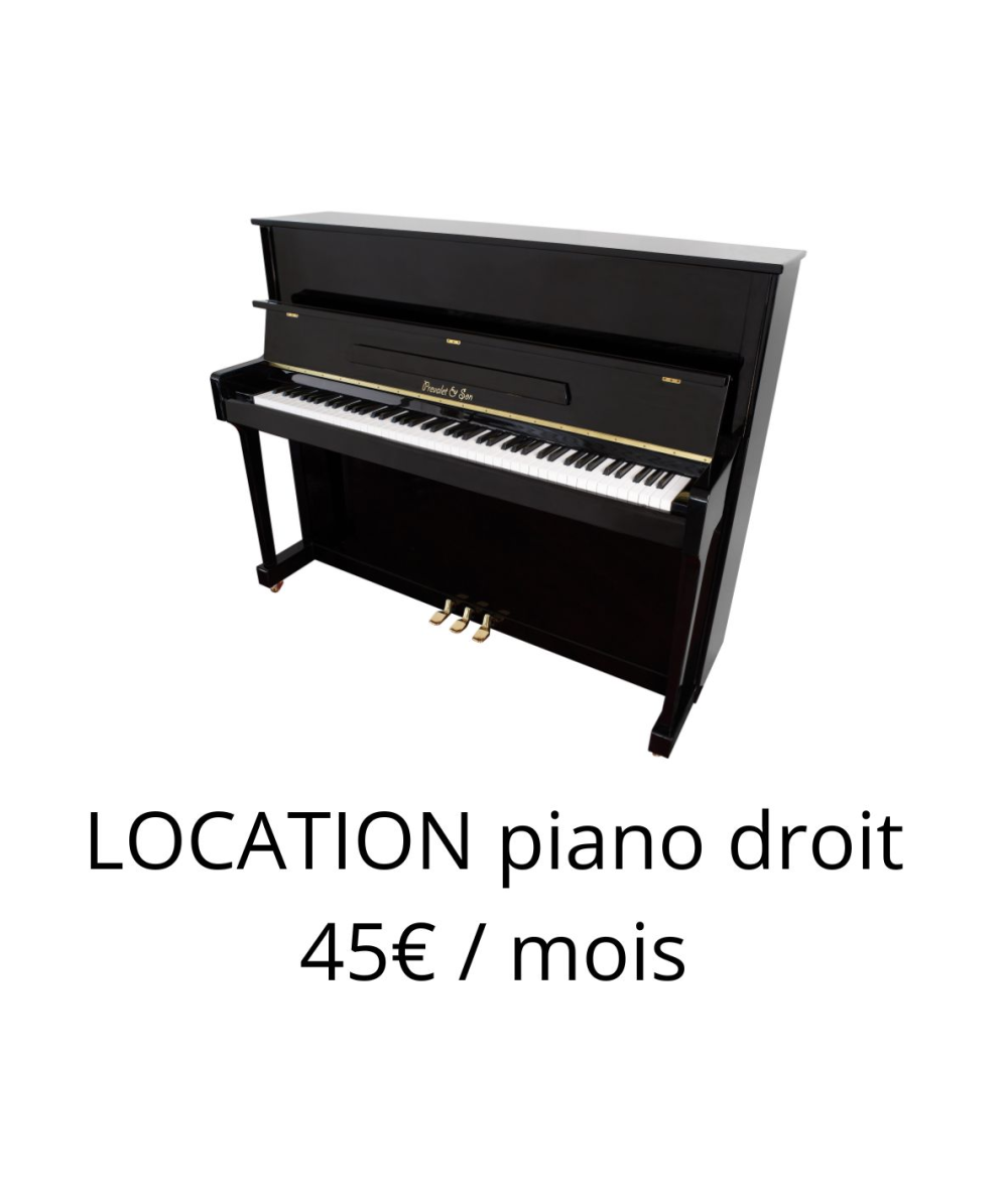 LOCATION PIANO DROIT, MON 1ER PIANO